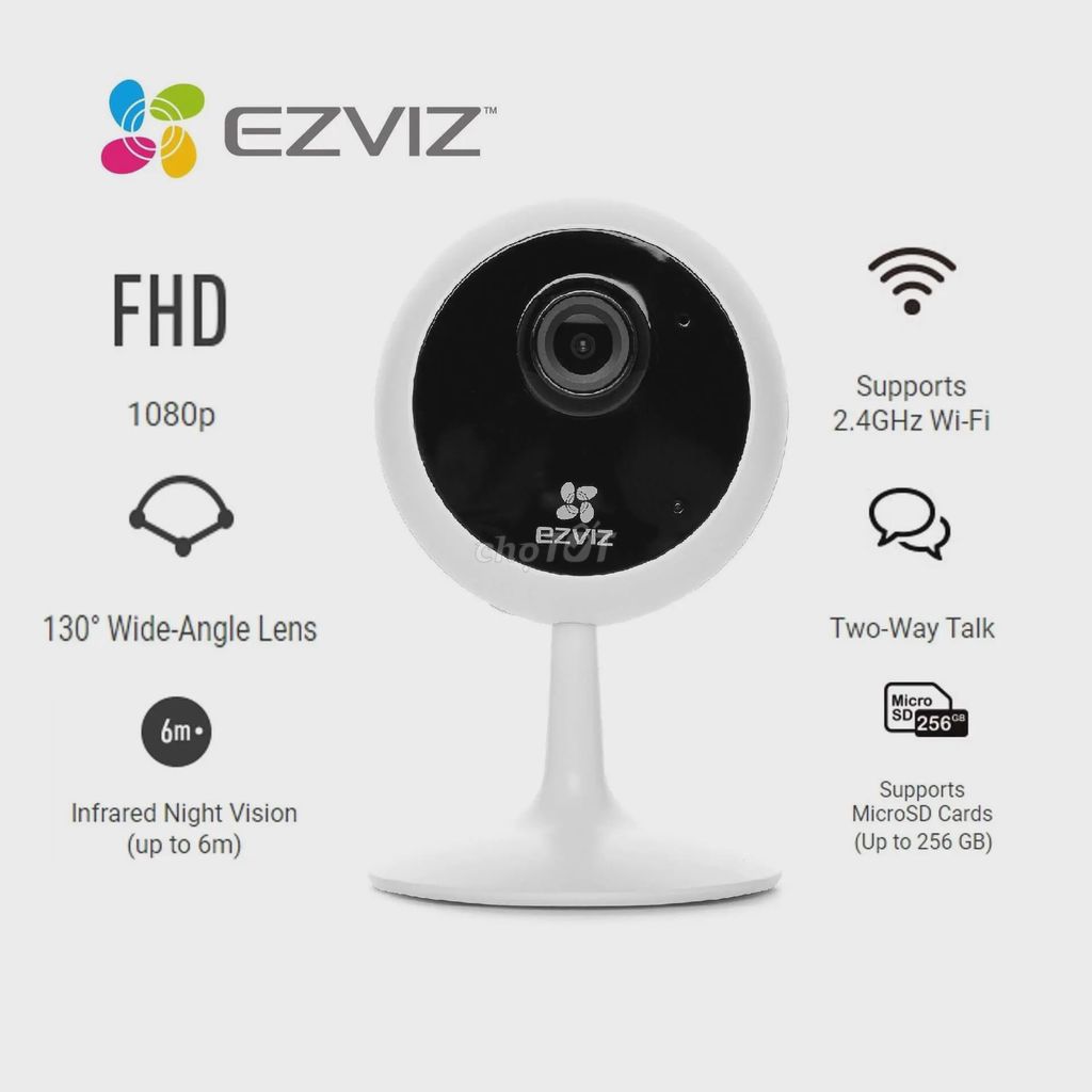 Camera wifi trong nhà Ezviz C1C-B 2MP đàm thoại 2 chiều
