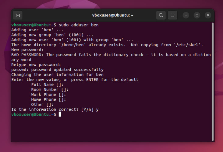 Cách thêm tài khoản người dùng, cấp quyền truy cập root trên Ubuntu